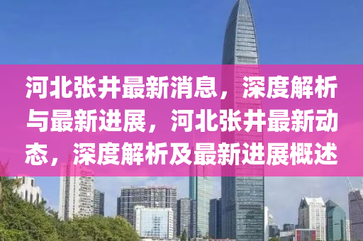 河北張井最新消息，深度解析與最新進(jìn)展，河北張井最新動態(tài)，深度解析及最新進(jìn)展概述