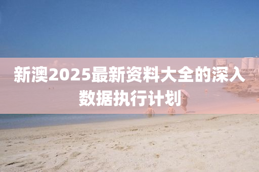 新澳2025最新資料大全的深入數(shù)據(jù)執(zhí)行計劃