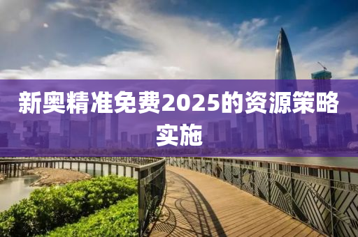 新奧精準(zhǔn)免費(fèi)2025的資源策略實(shí)施