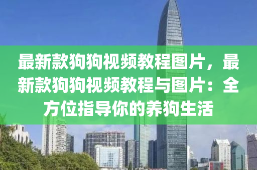 最新款狗狗視頻教程圖片，最新款狗狗視頻教程與圖片：全方位指導(dǎo)你的養(yǎng)狗生活