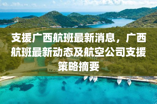 支援廣西航班最新消息，廣西航班最新動態(tài)及航空公司支援策略摘要