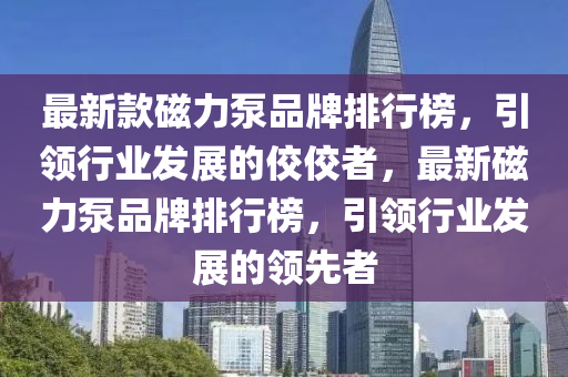 最新款磁力泵品牌排行榜，引領(lǐng)行業(yè)發(fā)展的佼佼者，最新磁力泵品牌排行榜，引領(lǐng)行業(yè)發(fā)展的領(lǐng)先者