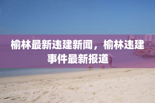 榆林最新違建新聞，榆林違建事件最新報(bào)道