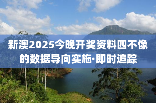 新澳2025今晚開獎資料四不像的數(shù)據(jù)導(dǎo)向?qū)嵤ぜ磿r追蹤