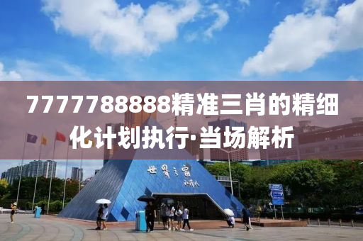 7777788888精準(zhǔn)三肖的精細(xì)化計劃執(zhí)行·當(dāng)場解析