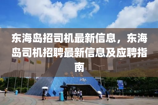 東海島招司機(jī)最新信息，東海島司機(jī)招聘最新信息及應(yīng)聘指南