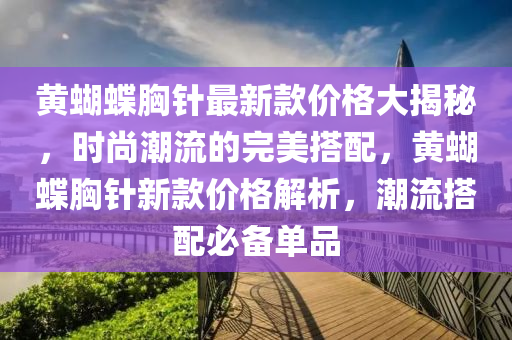 黃蝴蝶胸針最新款價格大揭秘，時尚潮流的完美搭配，黃蝴蝶胸針新款價格解析，潮流搭配必備單品