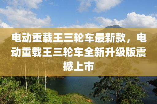 電動重載王三輪車最新款，電動重載王三輪車全新升級版震撼上市