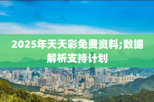 2025年天天彩免費(fèi)資料;數(shù)據(jù)解析支持計(jì)劃