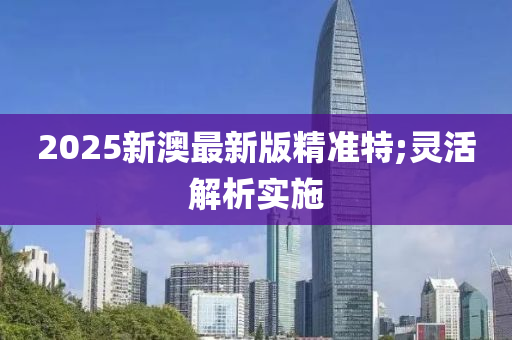 2025新澳最新版精準特;靈活解析實施