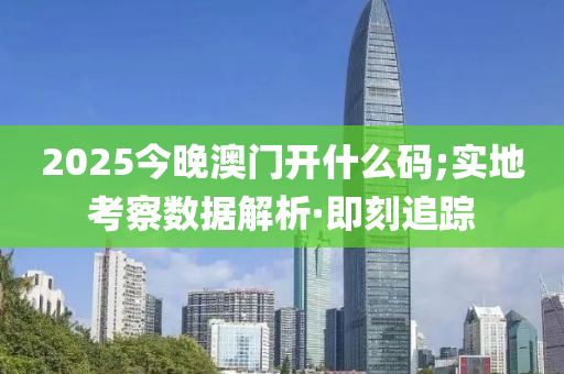 2025今晚澳門開什么碼;實(shí)地考察數(shù)據(jù)解析·即刻追蹤