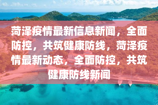 菏澤疫情最新信息新聞，全面防控，共筑健康防線，菏澤疫情最新動(dòng)態(tài)，全面防控，共筑健康防線新聞